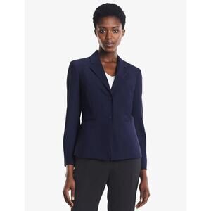 B46 MM Lafleur Blazer Jacket Womens 10 Wool Career Office Preppy Dark Academia